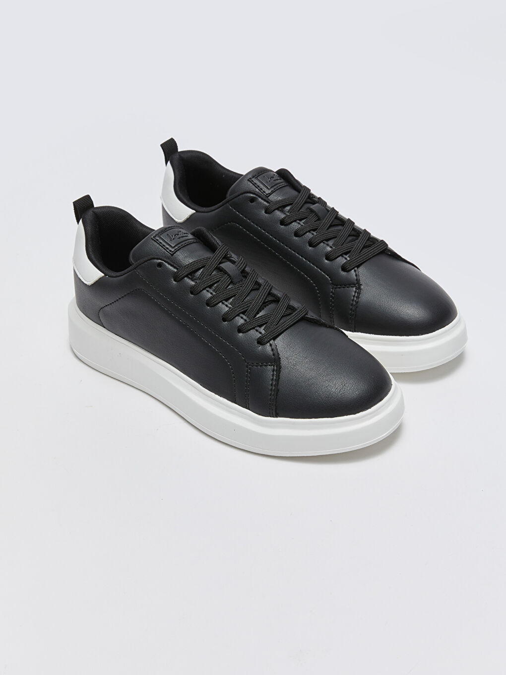 Încălțăminte Sport din Piele Ecologică cu Șireturi pentru Bărbați