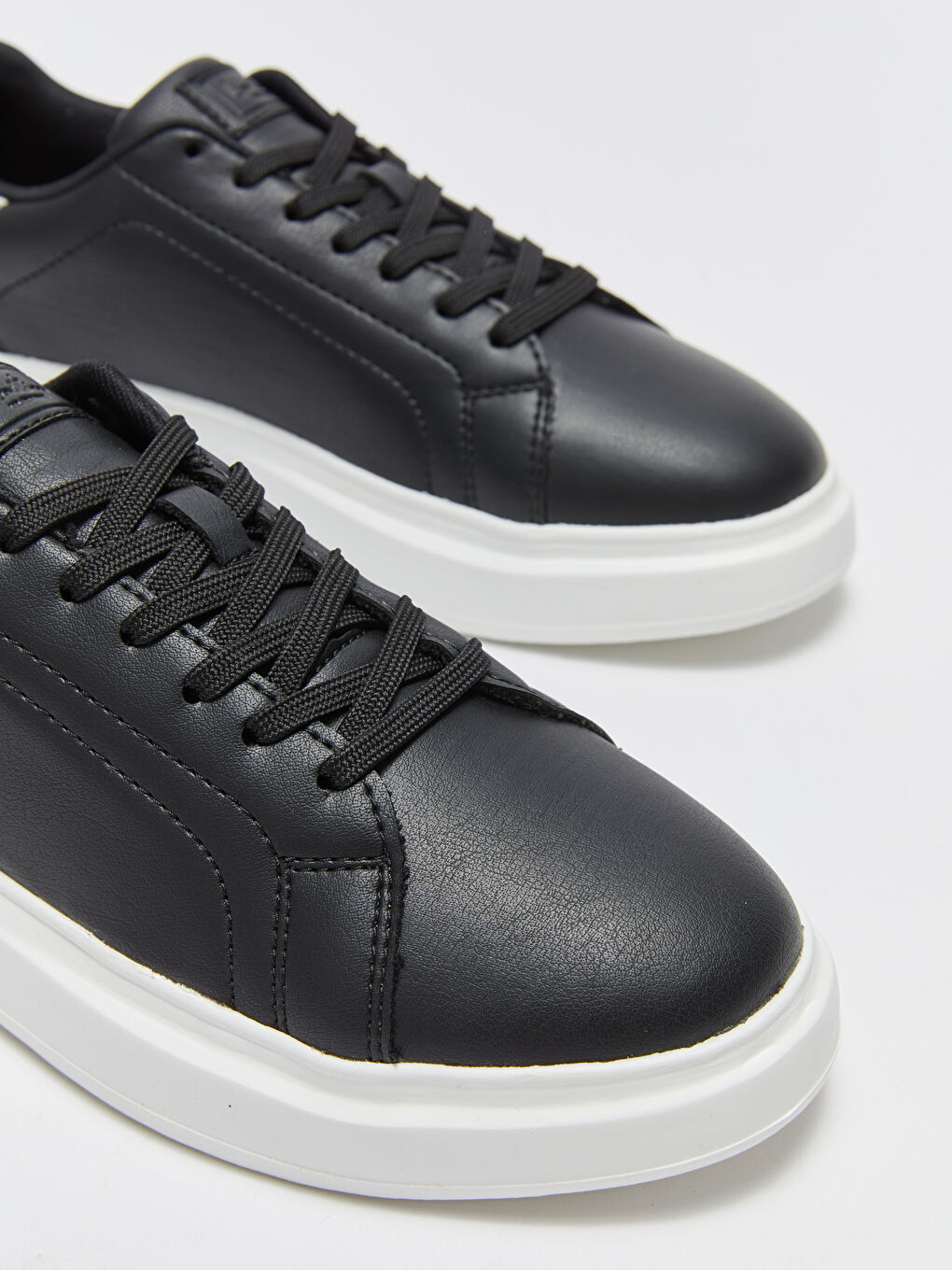 Încălțăminte Sport din Piele Ecologică cu Șireturi pentru Bărbați-2