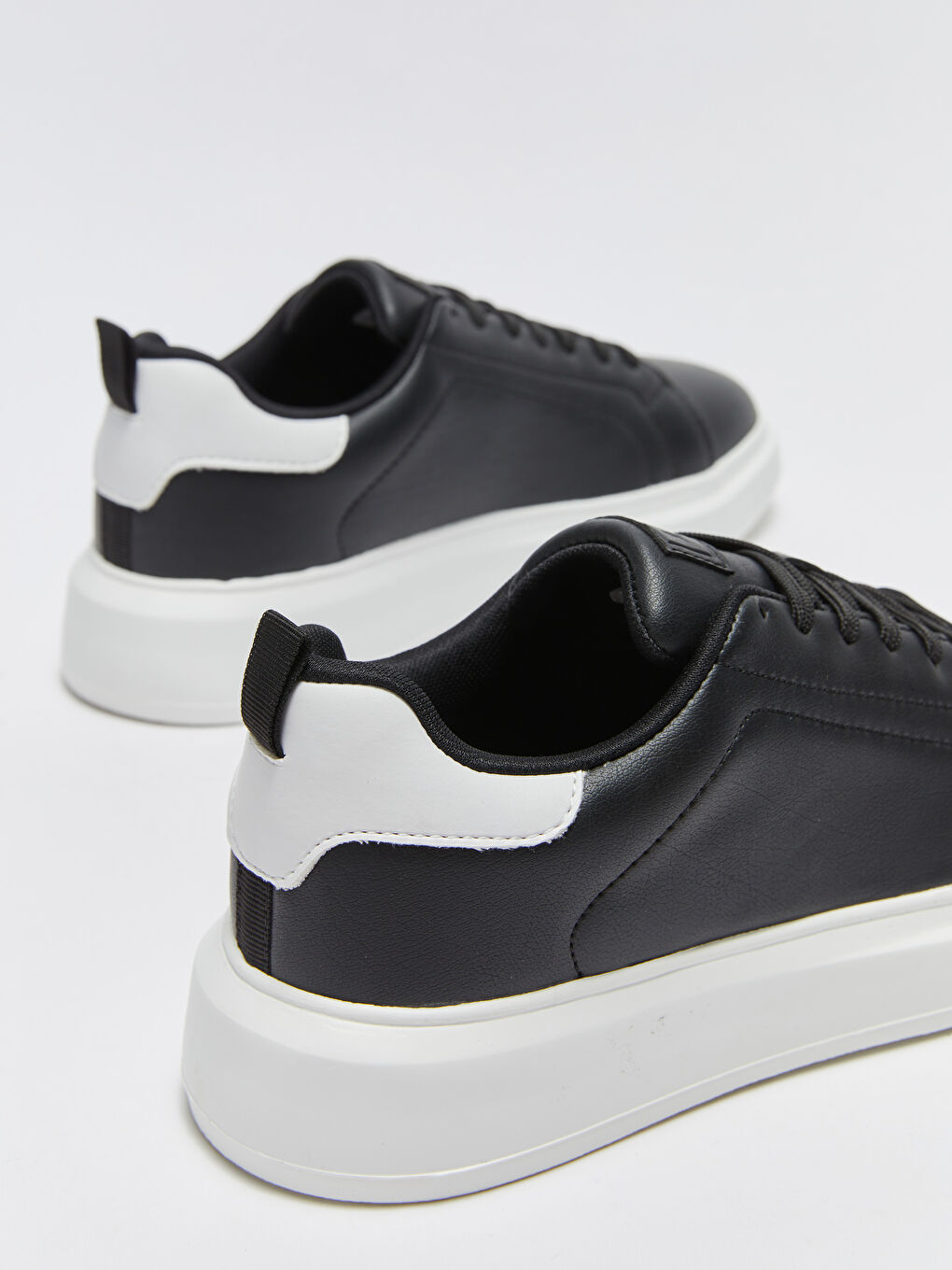 Încălțăminte Sport din Piele Ecologică cu Șireturi pentru Bărbați-4