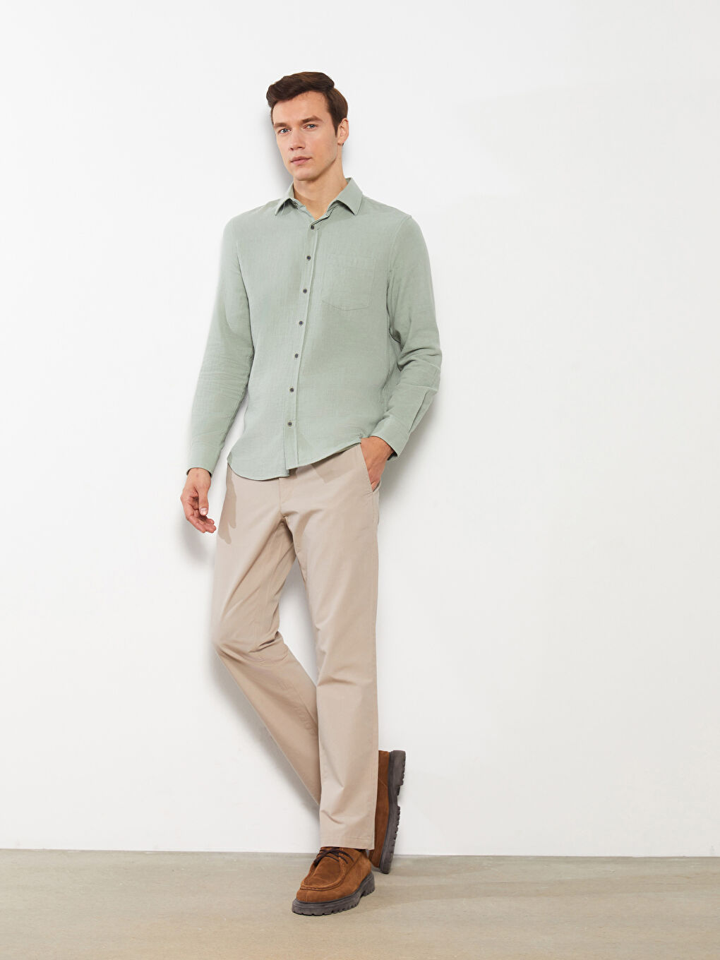 Wide Fit Men's Chino Trousers -S32054Z8-KA5