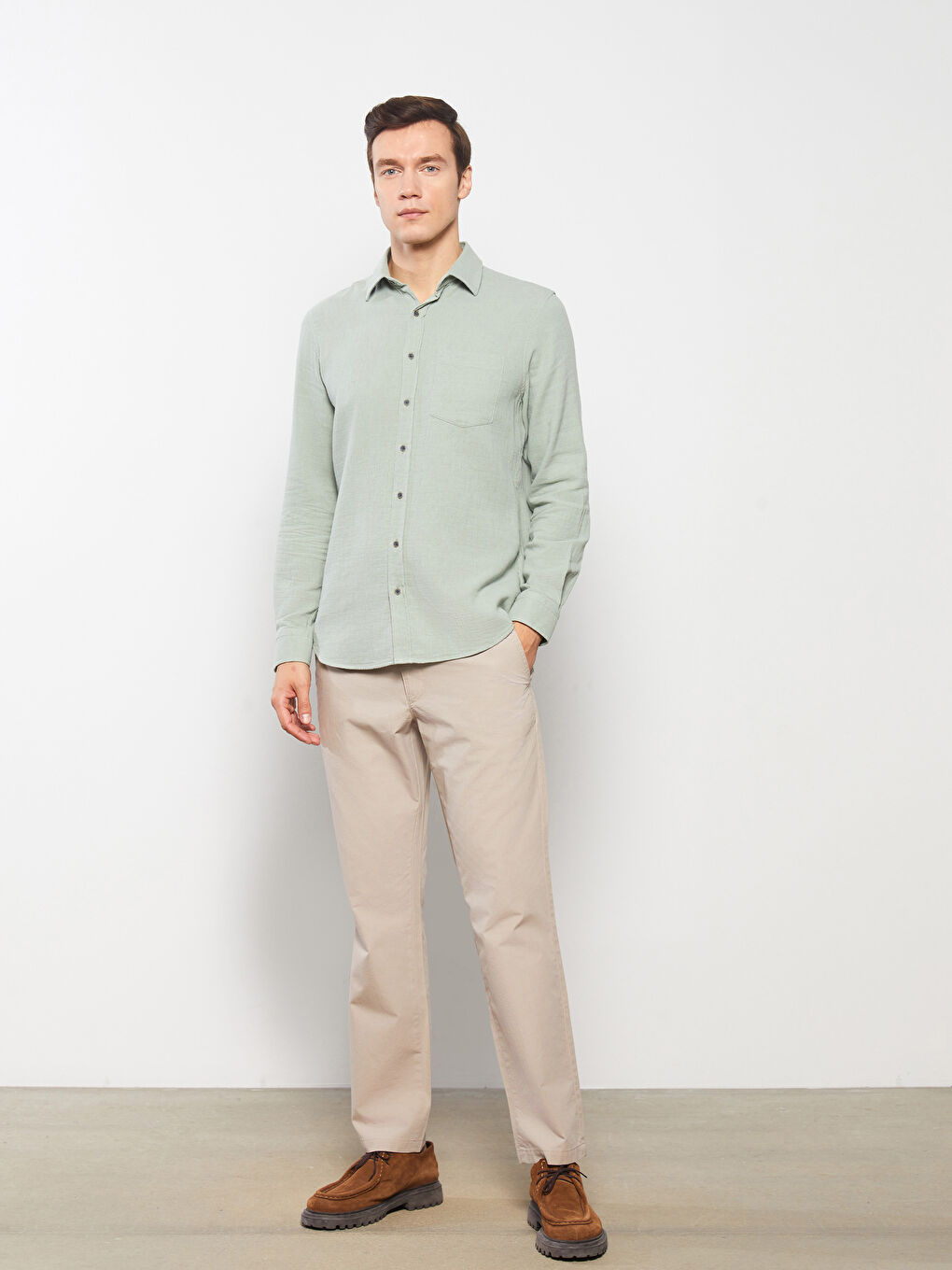 Wide Fit Men's Chino Trousers -S32054Z8-KA5