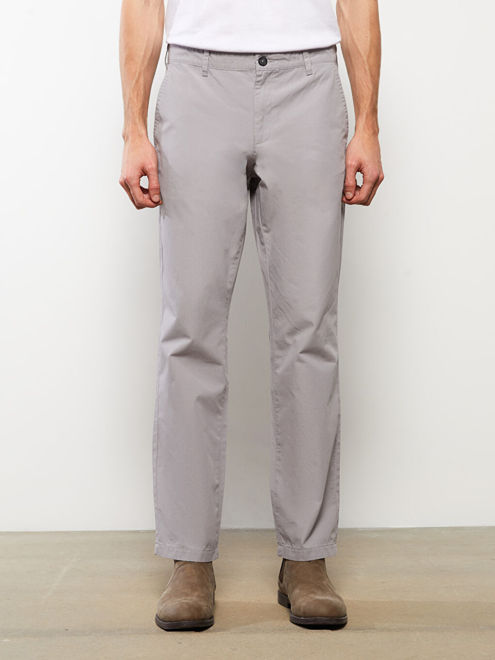 Wide Fit Men's Chino Trousers -S32054Z8-PUZ