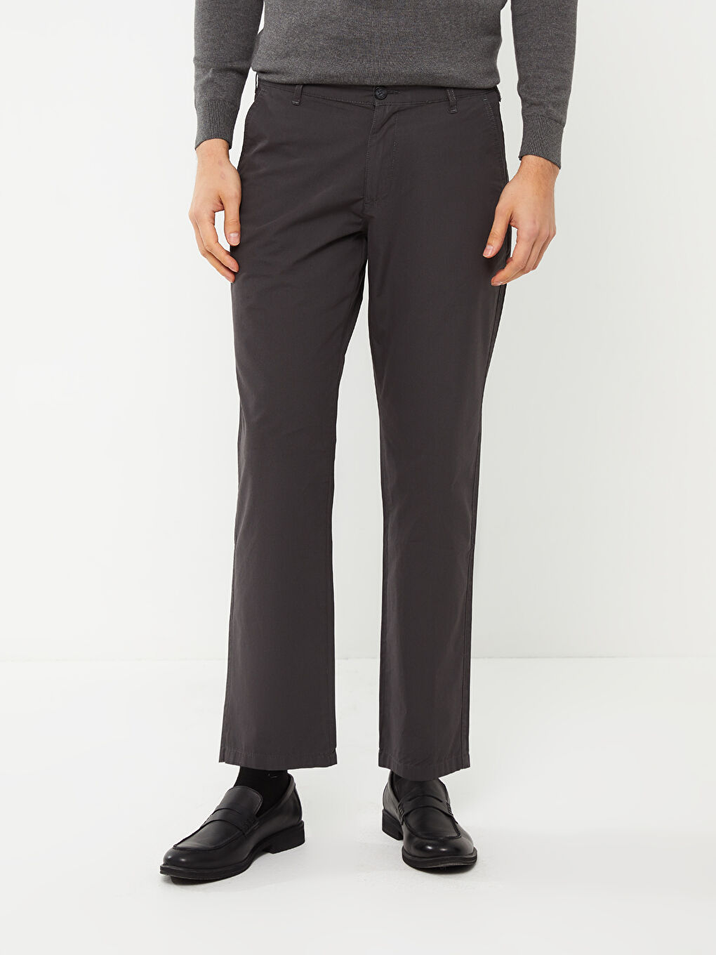 Брюки чино свободного кроя для мужчин-2