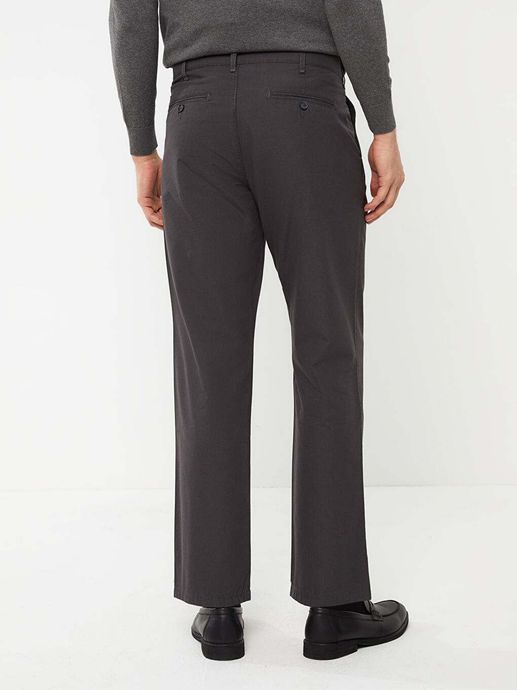 Брюки чино свободного кроя для мужчин-3
