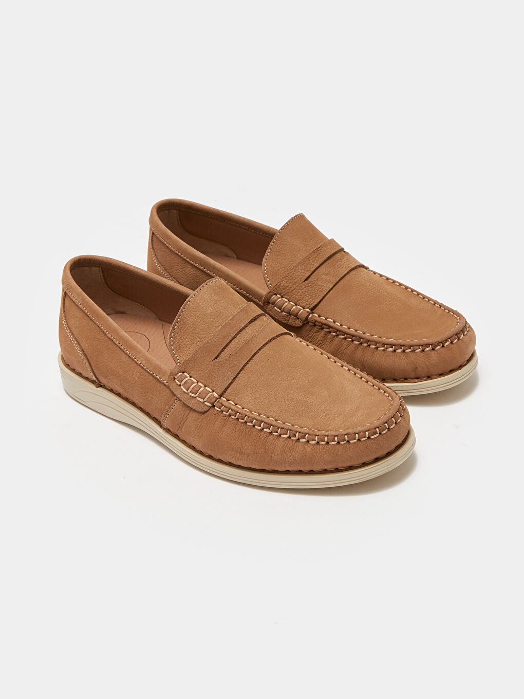 LC Waikiki Muške loafer cipele od prave kože -S32061Z8-DFV