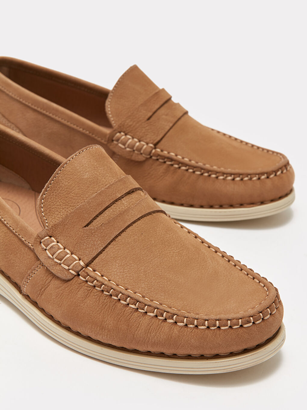 LC Waikiki Muške loafer cipele od prave kože -S32061Z8-DFV