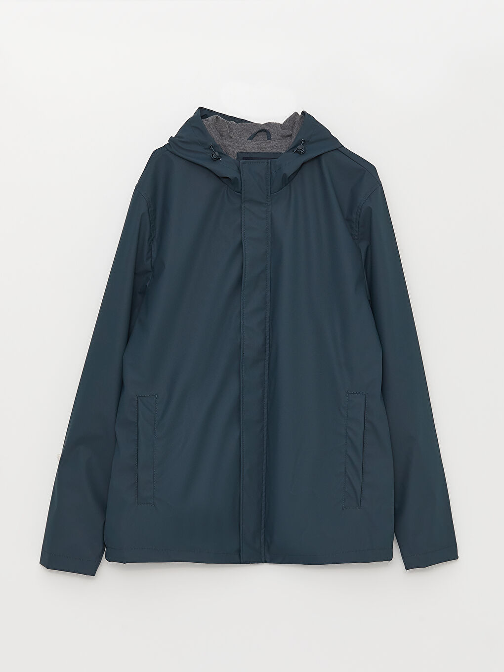 Manteau à Capuche Coupe Régulière pour Hommes-5
