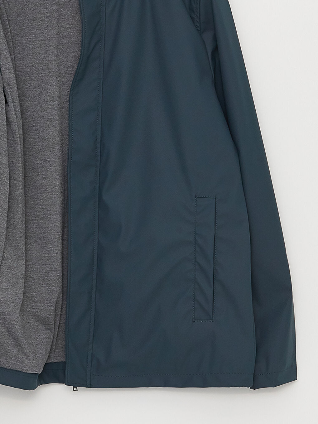 Manteau à Capuche Coupe Régulière pour Hommes-7