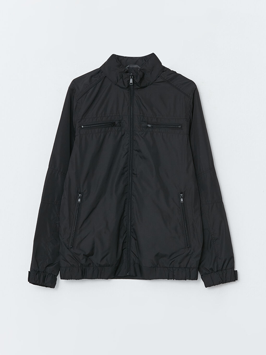 Standard Fit Funnel Neck Men's Coat-5