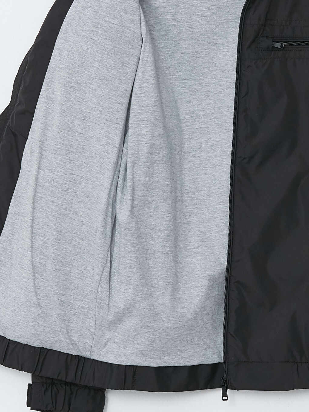 Standard Fit Funnel Neck Men's Coat-7