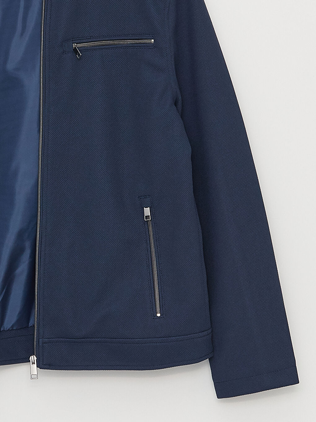 Standard Fit Funnel Neck Men's Coat -S32072Z8-DFJ
