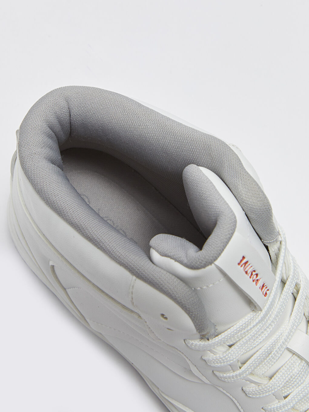 Beyaz Bağcıklı Bilek Boy Erkek Spor Ayakkabı-6