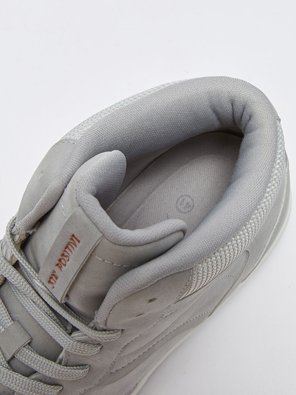 Gri Bağcıklı Bilek Boy Erkek Spor Ayakkabı-6