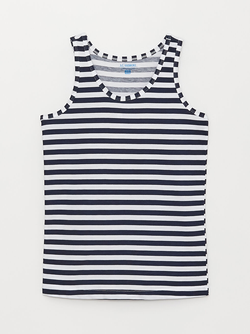 Crew Neck Cotton Boy Singlet 2-Pack-1