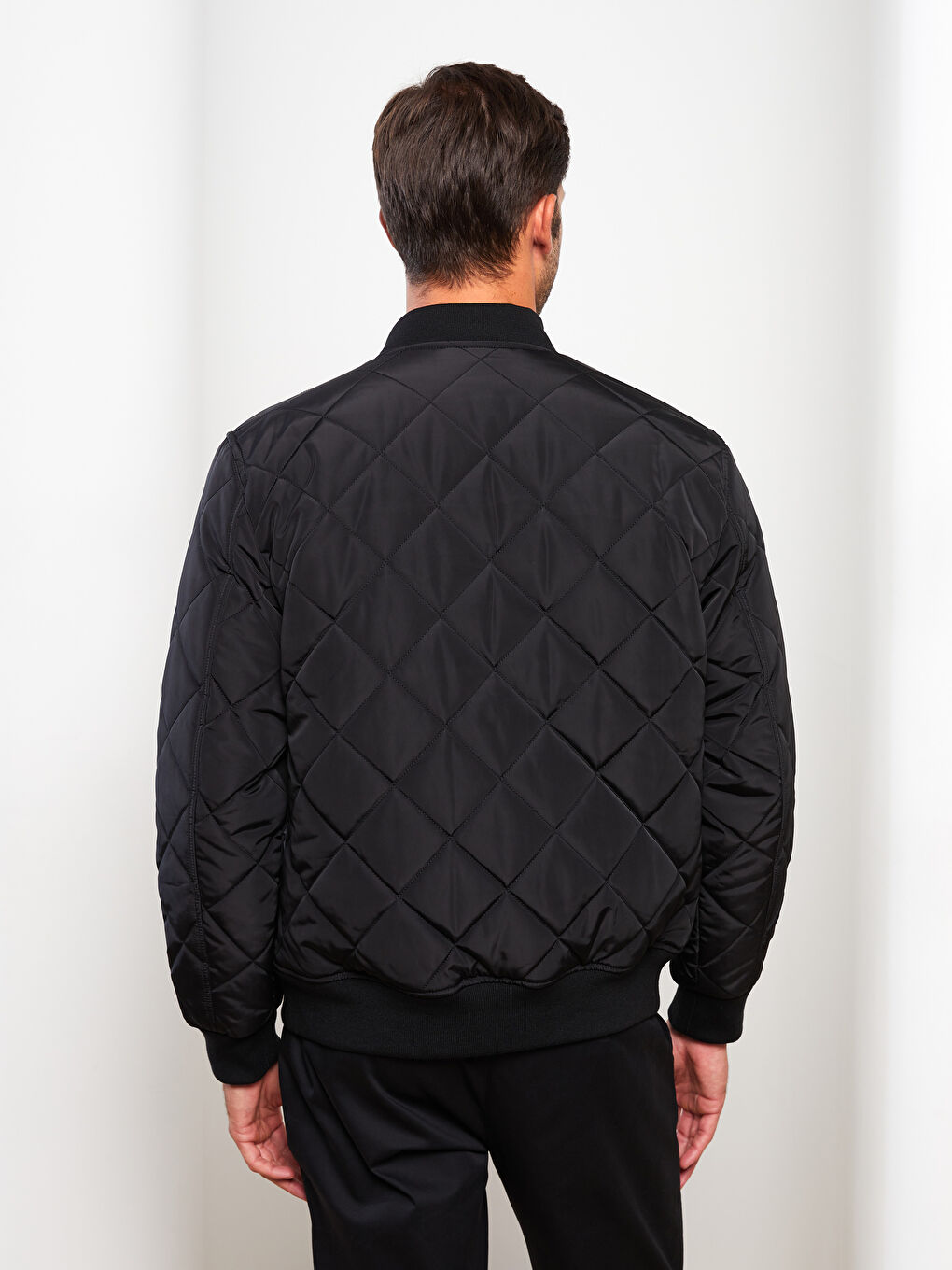 Slim Fit College Collar Bomber Men's Down Jacket -S32107Z8-CVL