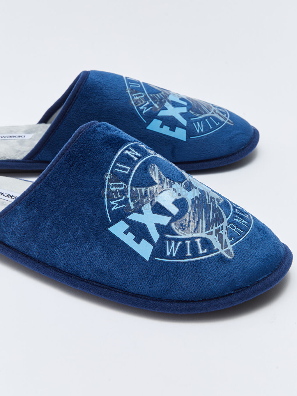 LCW STEPS Geschlossene Vorderseite Gemusterte Hausschuhe für Herren -S32110Z8-CRP