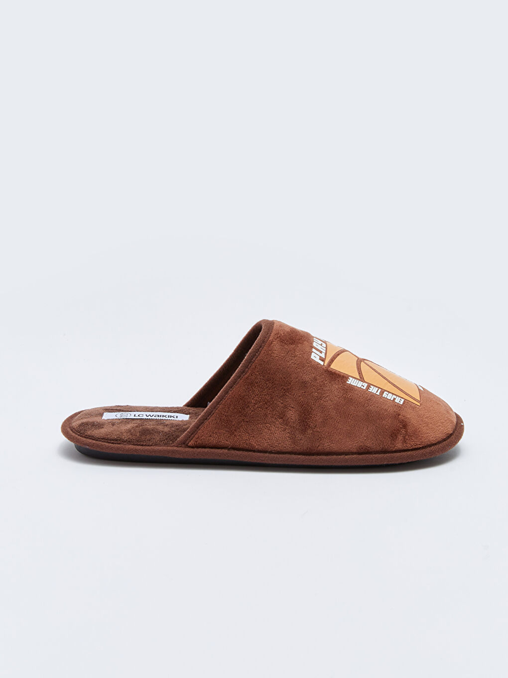 نعال منزلية مغلقة المقدمة منقوشة للرجال-1