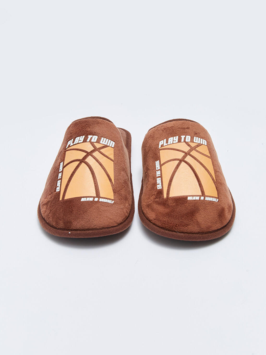 نعال منزلية مغلقة المقدمة منقوشة للرجال-2