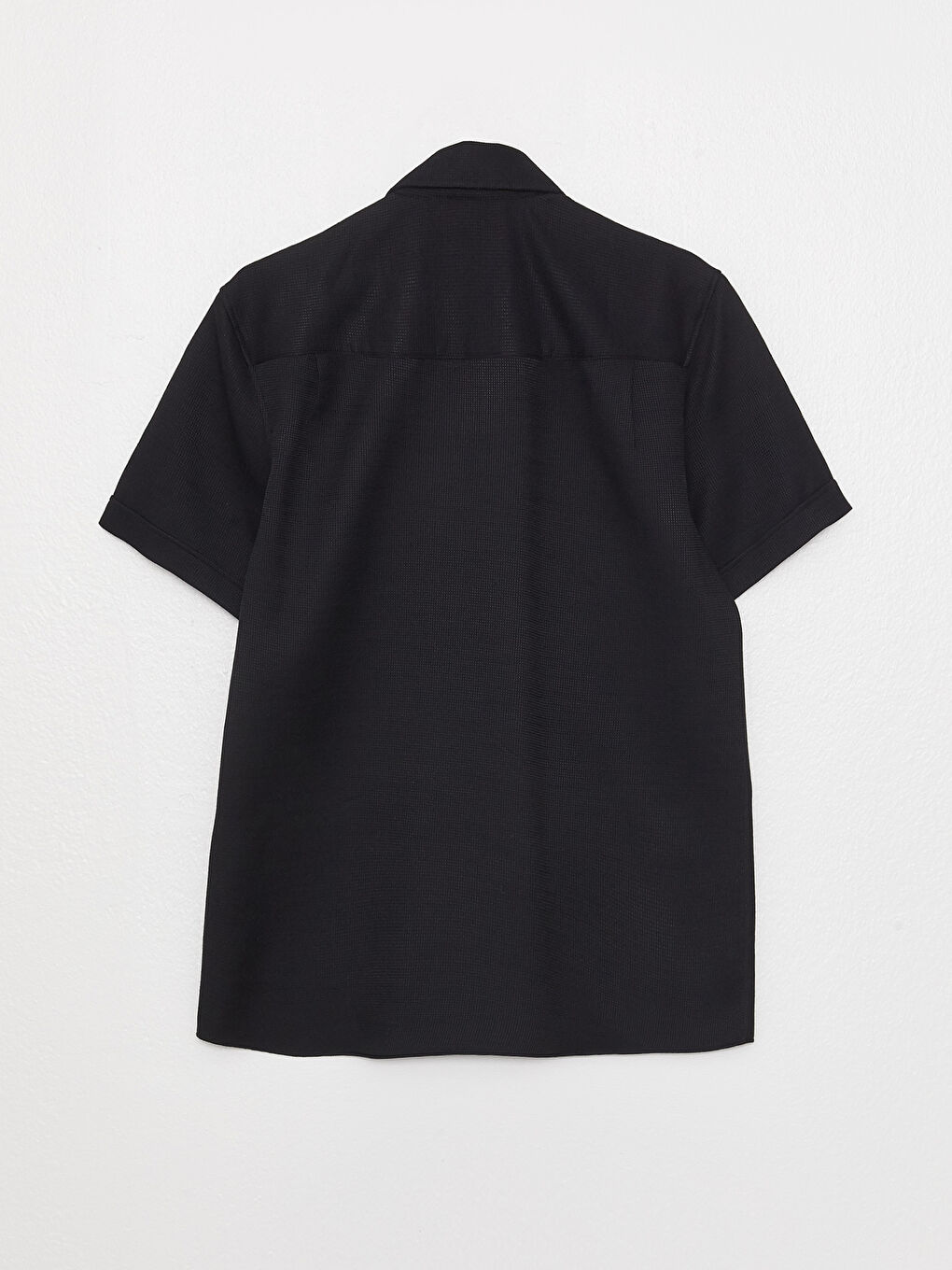 Regular Fit Short Sleeve Dobby Men's Shirt-6