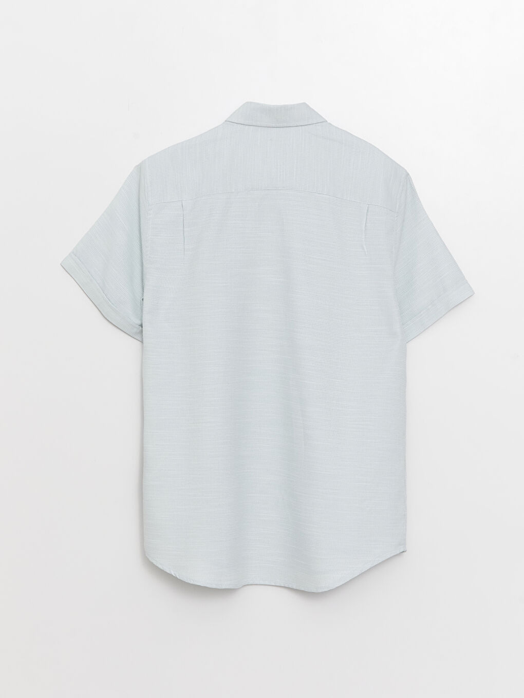 Regular Fit Short Sleeve Dobby Men's Shirt-6