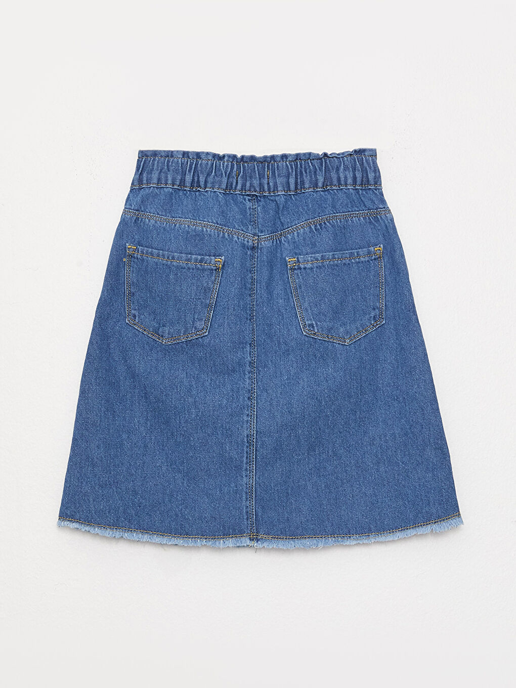 Embroidered Girl Jean Skirt-3