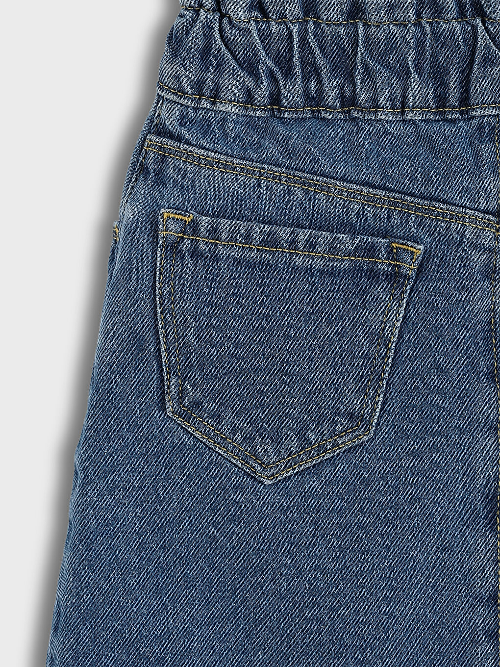 Embroidered Girl Jean Skirt-5