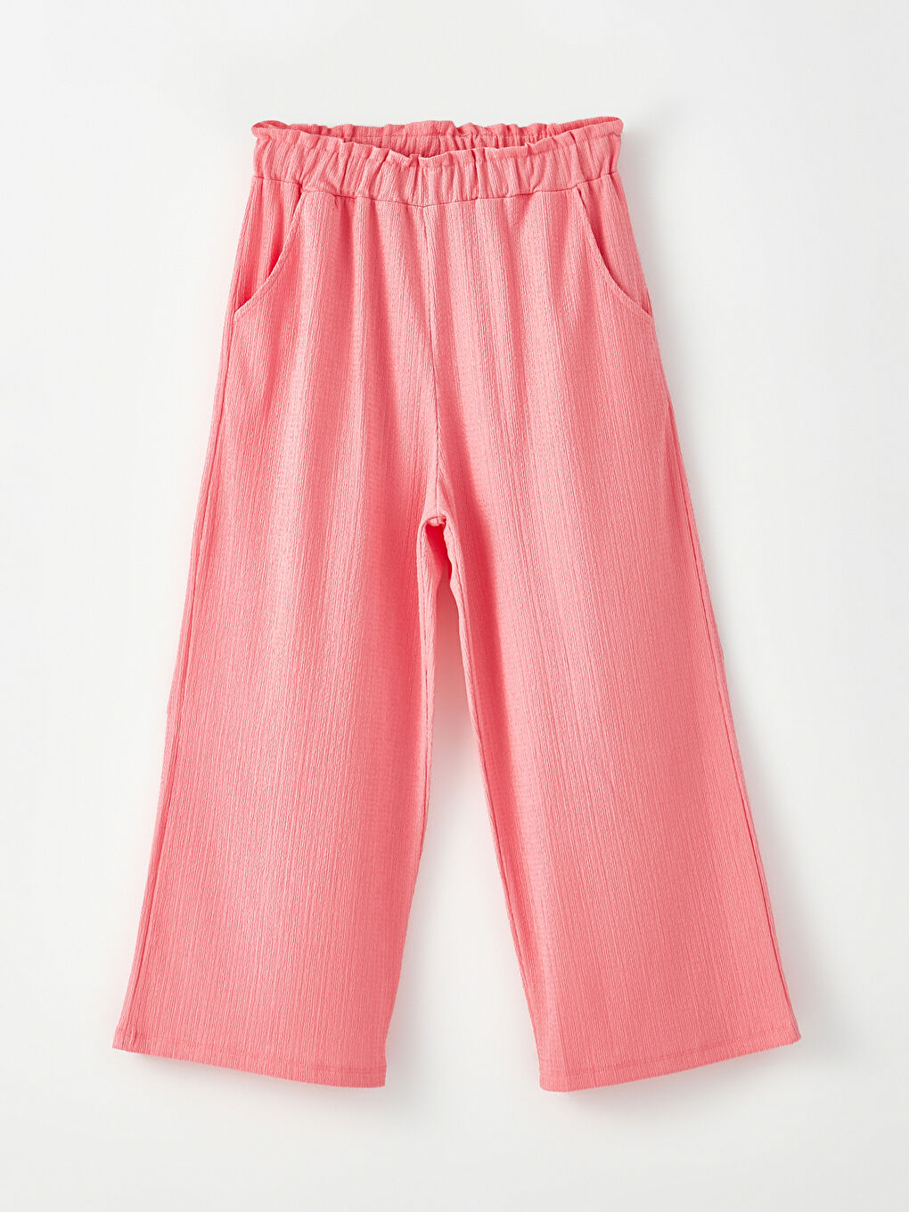 Tricou cu Mânecă Scurtă și Guler Rotund Imprimat pentru Fete și Pantaloni-2