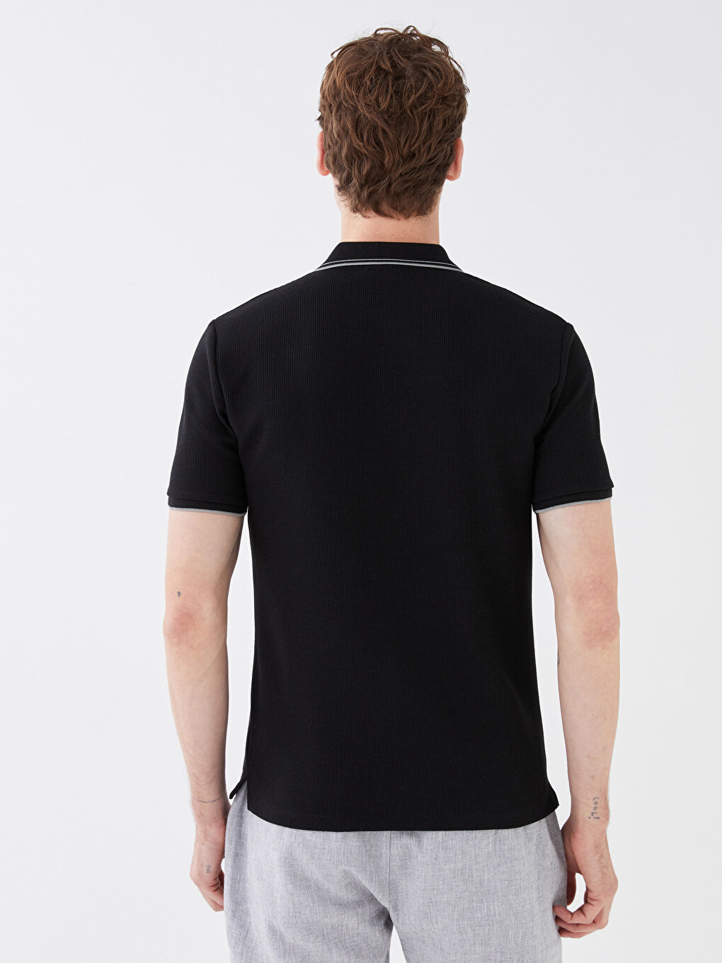 LCW Vision Polo Neck Short Sleeve Men's T-Shirt -S32167Z8-CVL
