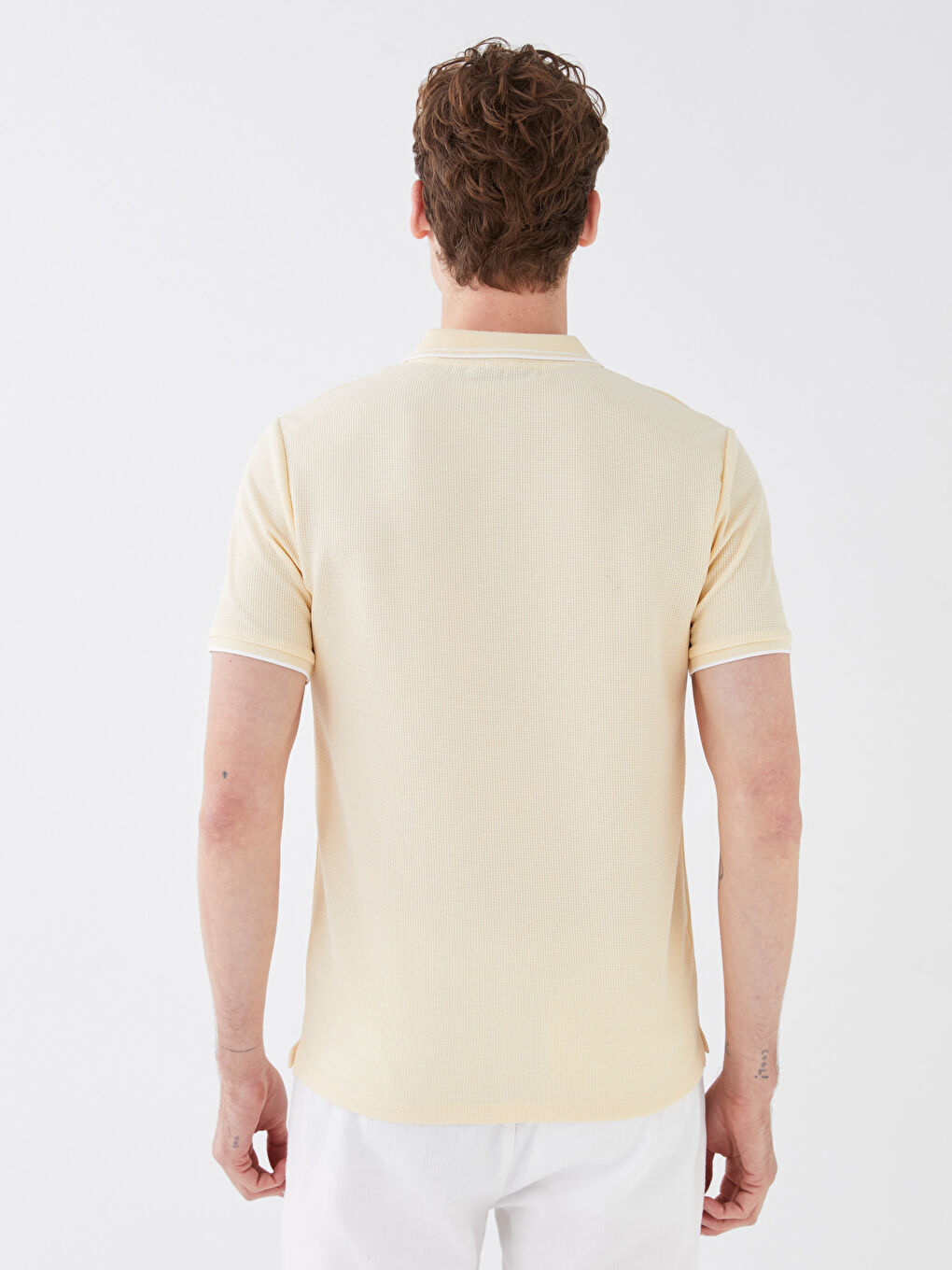 Polo Neck Short Sleeve Men's T-Shirt -S32167Z8-J5G