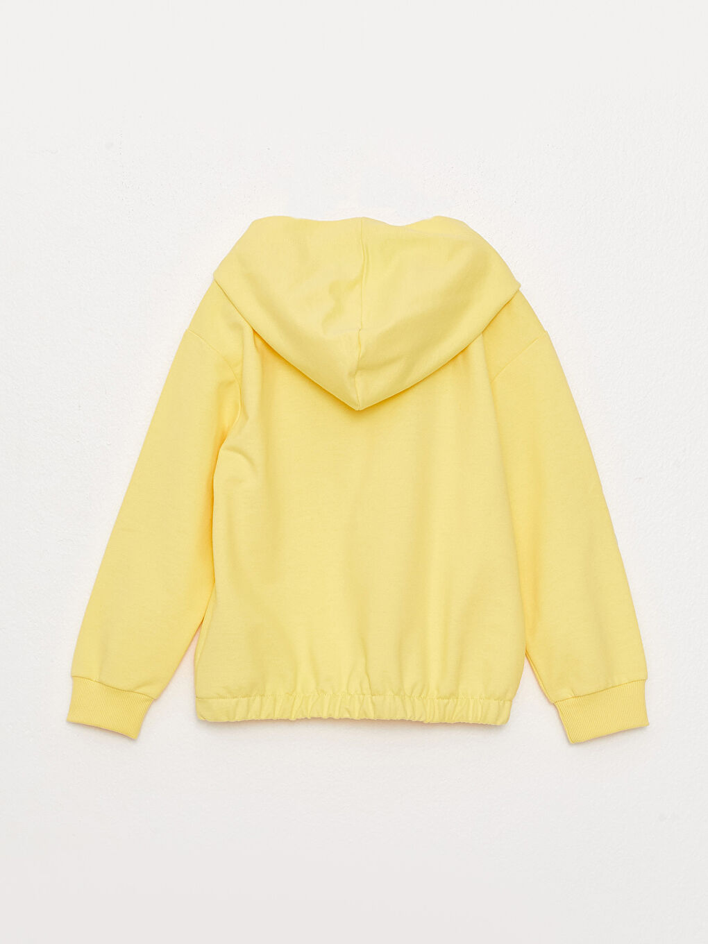 қыздарға арналған принтті ұзын жең капюшонды свитшот-1