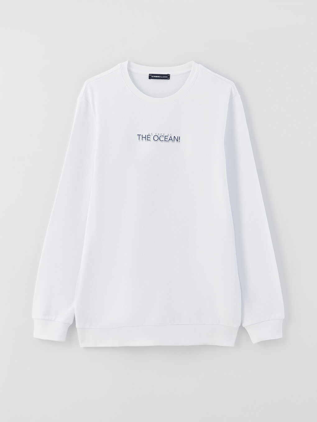 Crew Neck Long Sleeve Printed Men's Sweatshirt-5