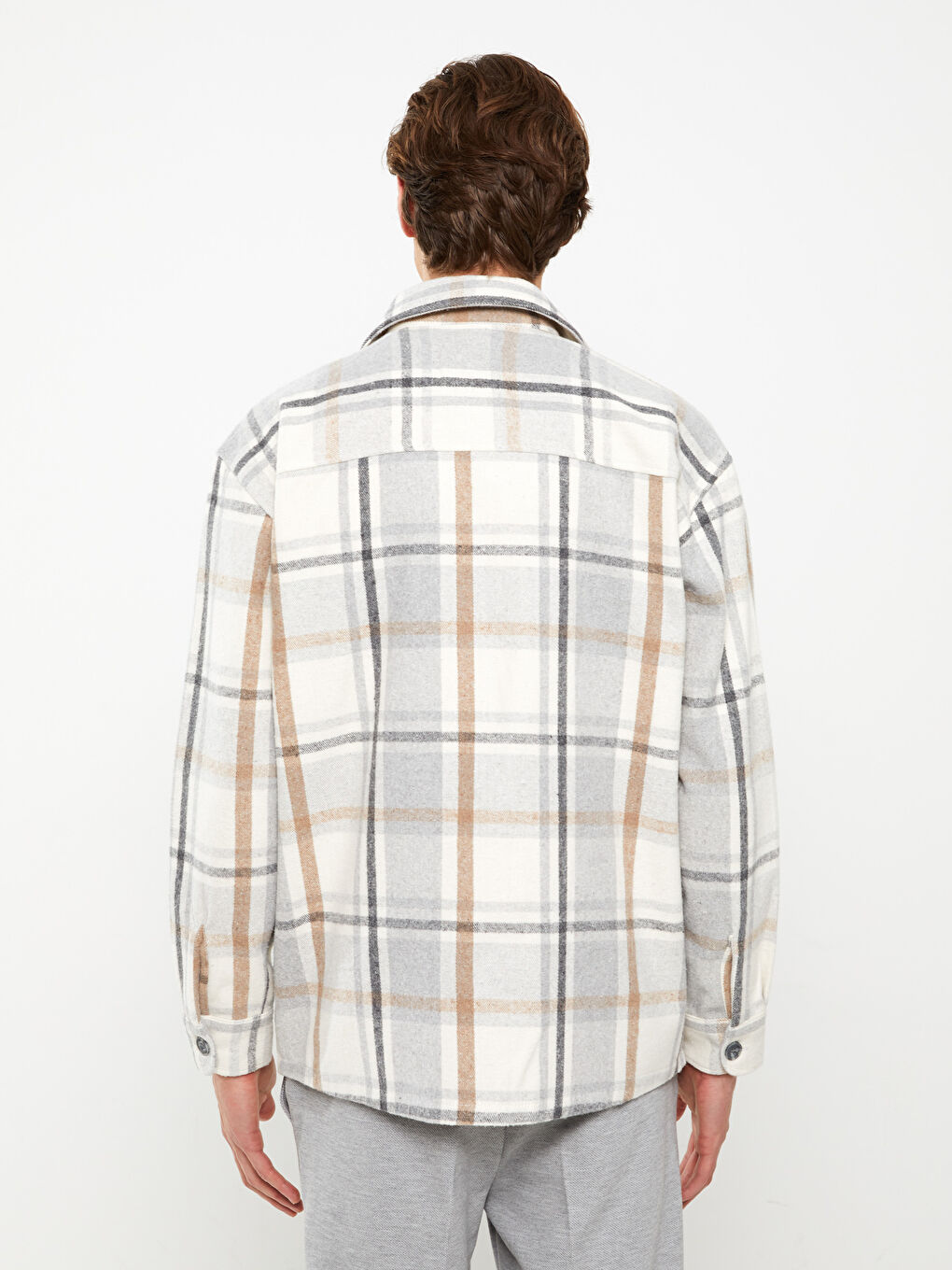 LCW Vision Veste Chemise en Flanelle Écossaise à Manches Longues Coupe Régulière pour Hommes -S32224Z8-LLX