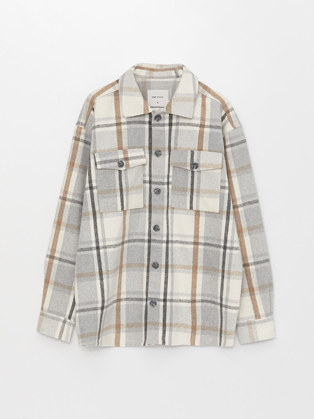 LCW Vision Veste Chemise en Flanelle Écossaise à Manches Longues Coupe Régulière pour Hommes -S32224Z8-LLX