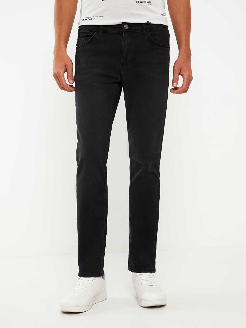 Siyah 750 Slim Fit Erkek Jean Pantolon-2