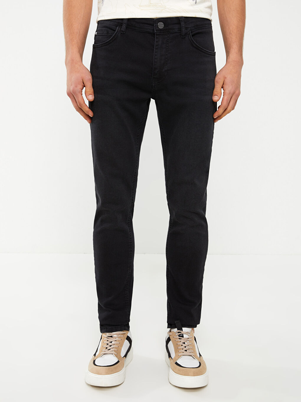 Siyah 760 Skinny Fit Erkek Jean Pantolon-2