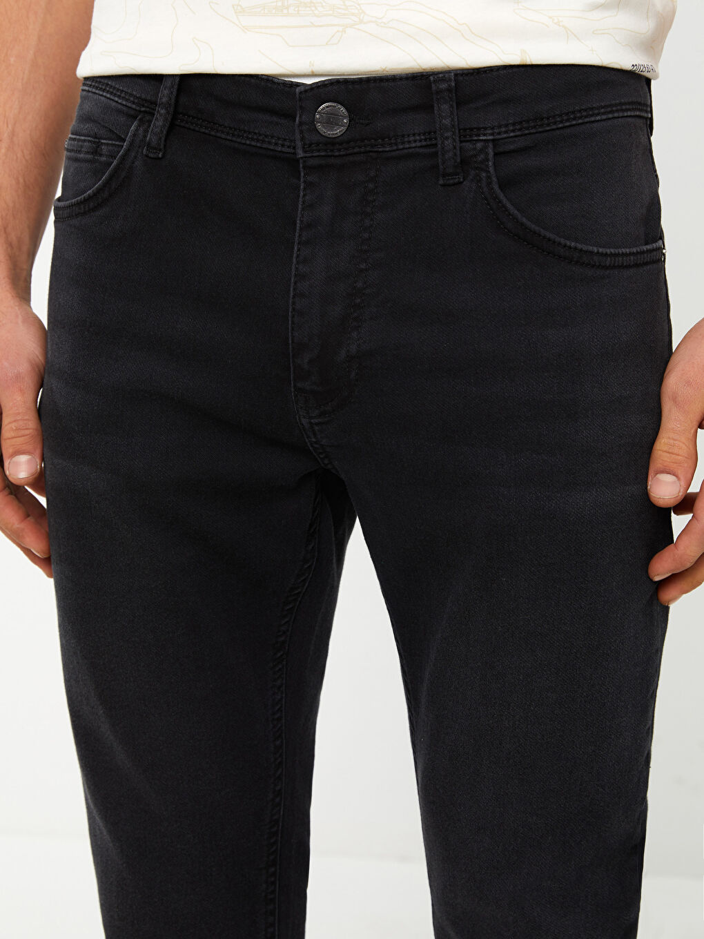 Siyah 760 Skinny Fit Erkek Jean Pantolon-3