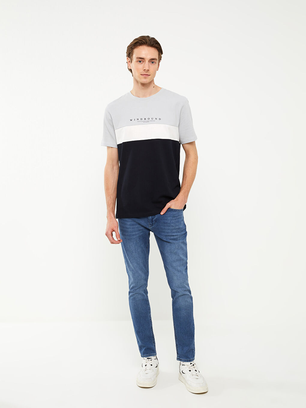 760 Blugi Skinny Fit pentru Bărbați