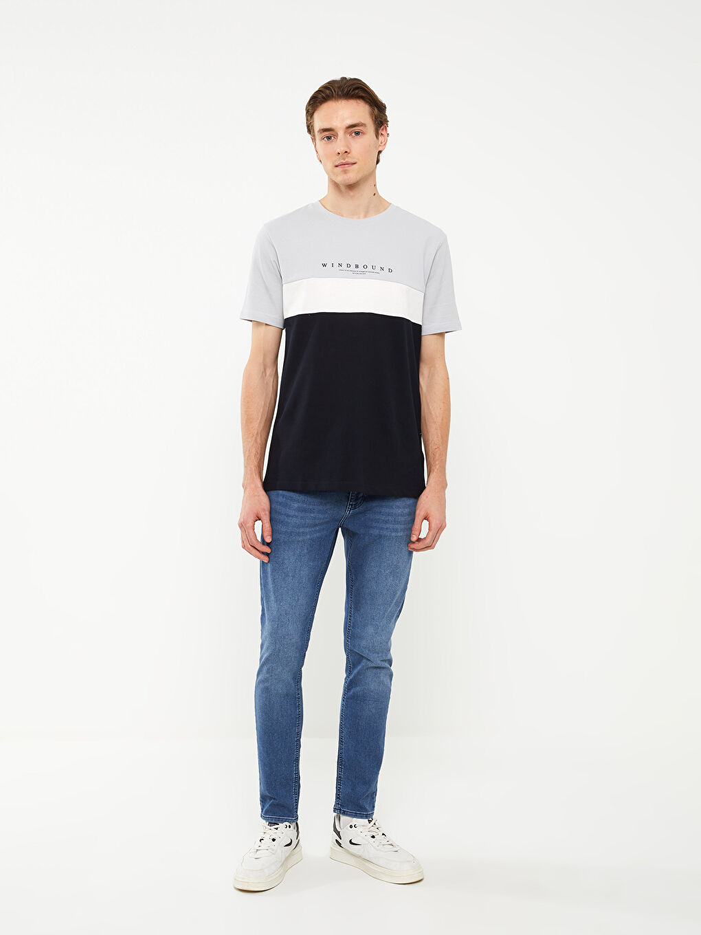 760 Blugi Skinny Fit pentru Bărbați-1