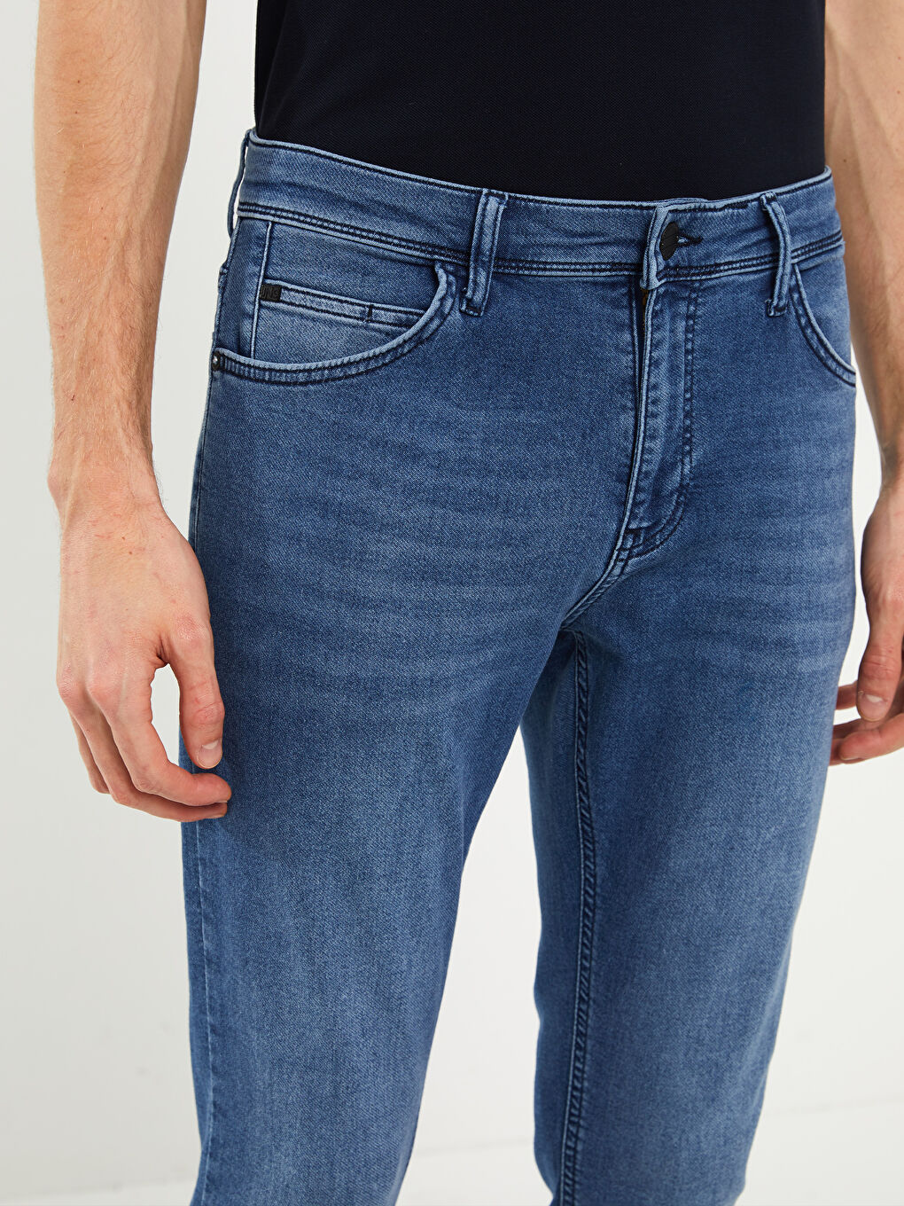 760 Blugi Skinny Fit pentru Bărbați-2