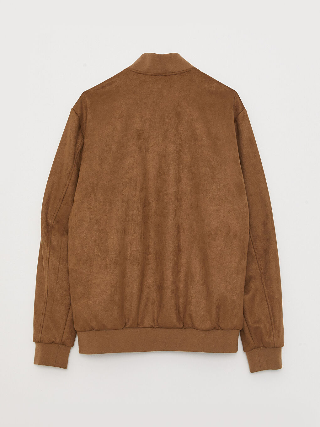 Standard Fit College Collar Suede Men's Coat-9