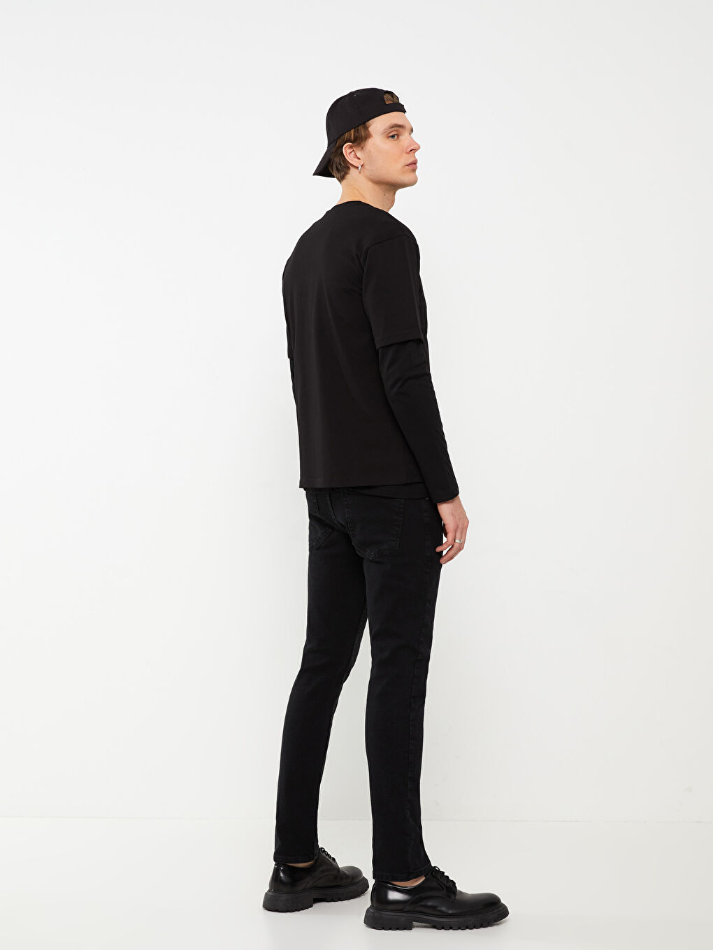 Siyah 750 Slim Fit Erkek Jean Pantolon