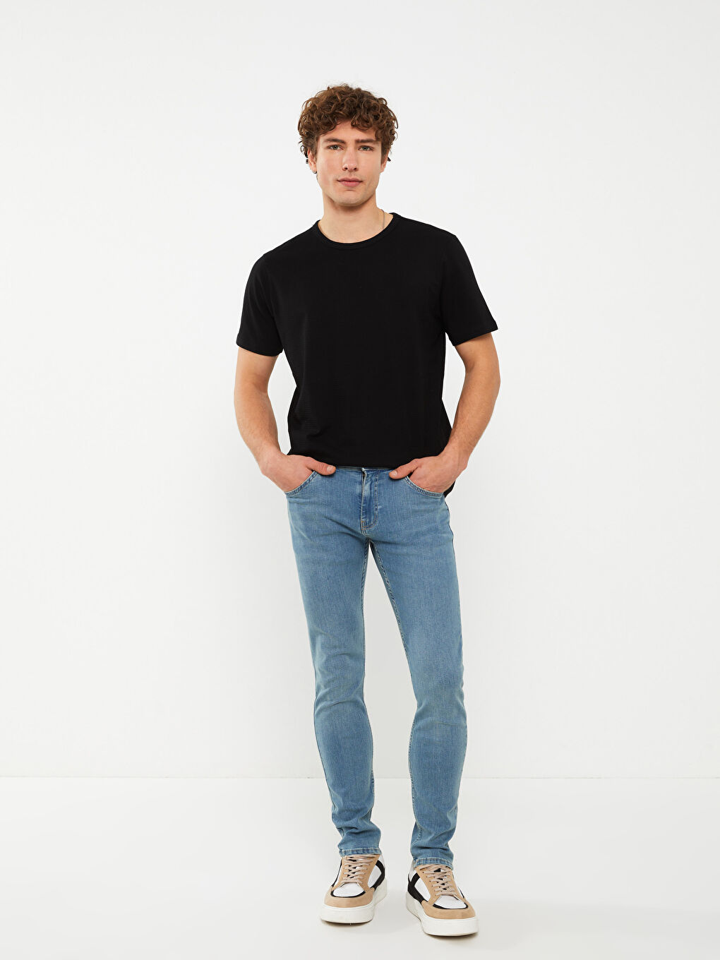 LCW Jeans Açık İndigo Rodeo 760 Skinny Fit Erkek Jean Pantolon