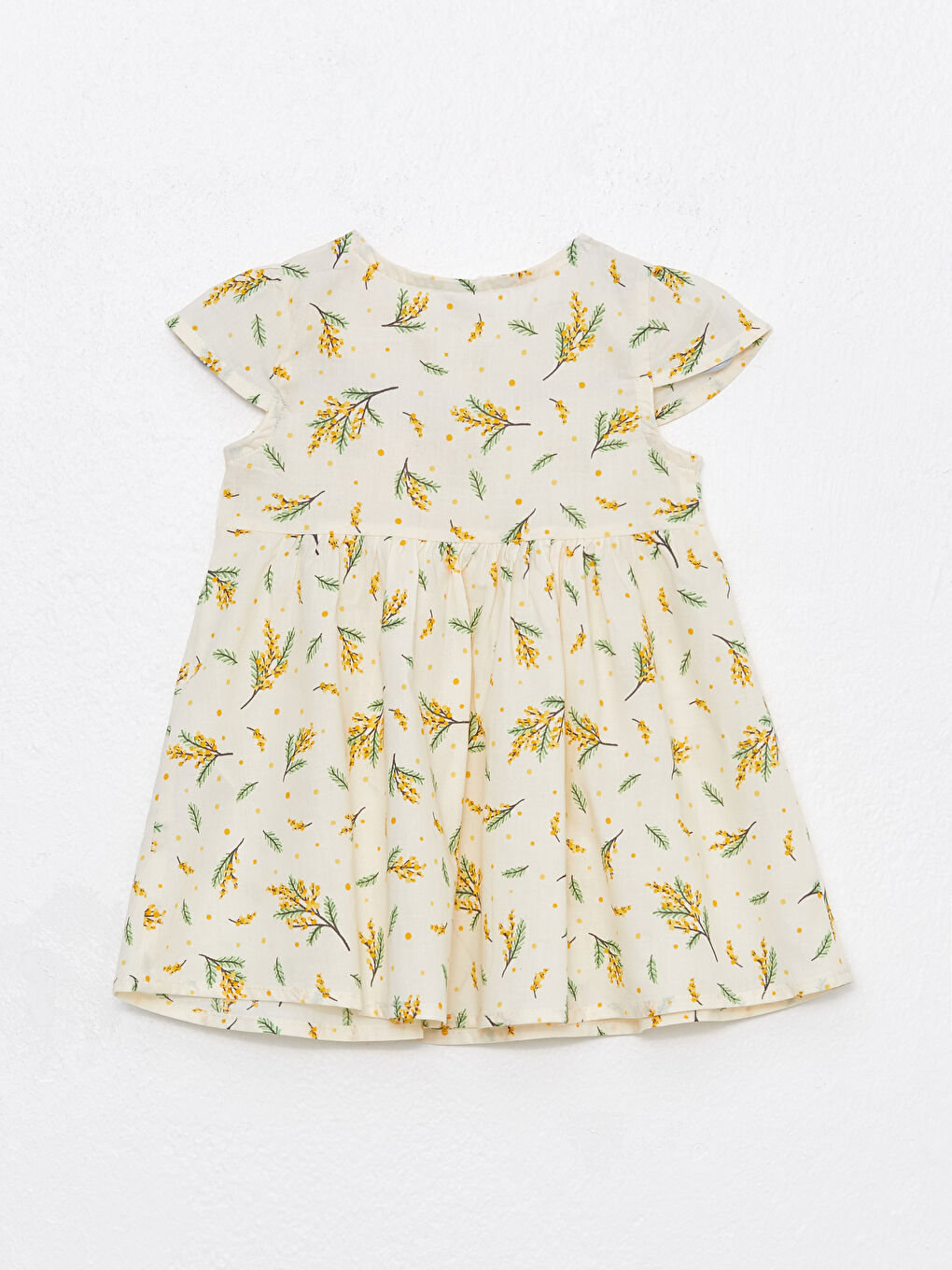 LCW baby Robe pour Bébé Filles à Manches Courtes et Col Rond Imprimée -S32343Z1-LQD