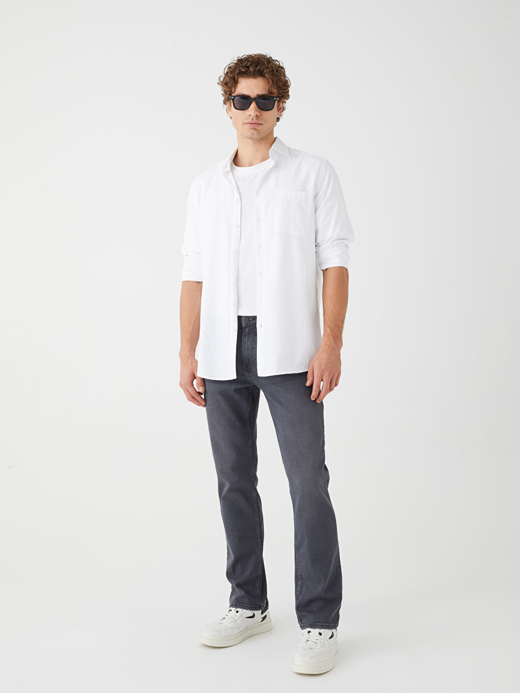 Gri 779 Regular Fit Erkek Jean Pantolon-1