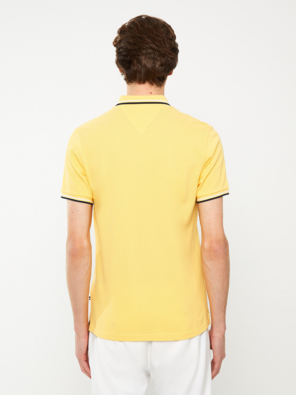 T-shirt En Piqué À Manches Courtes Et Col Polo Pour Homme-4