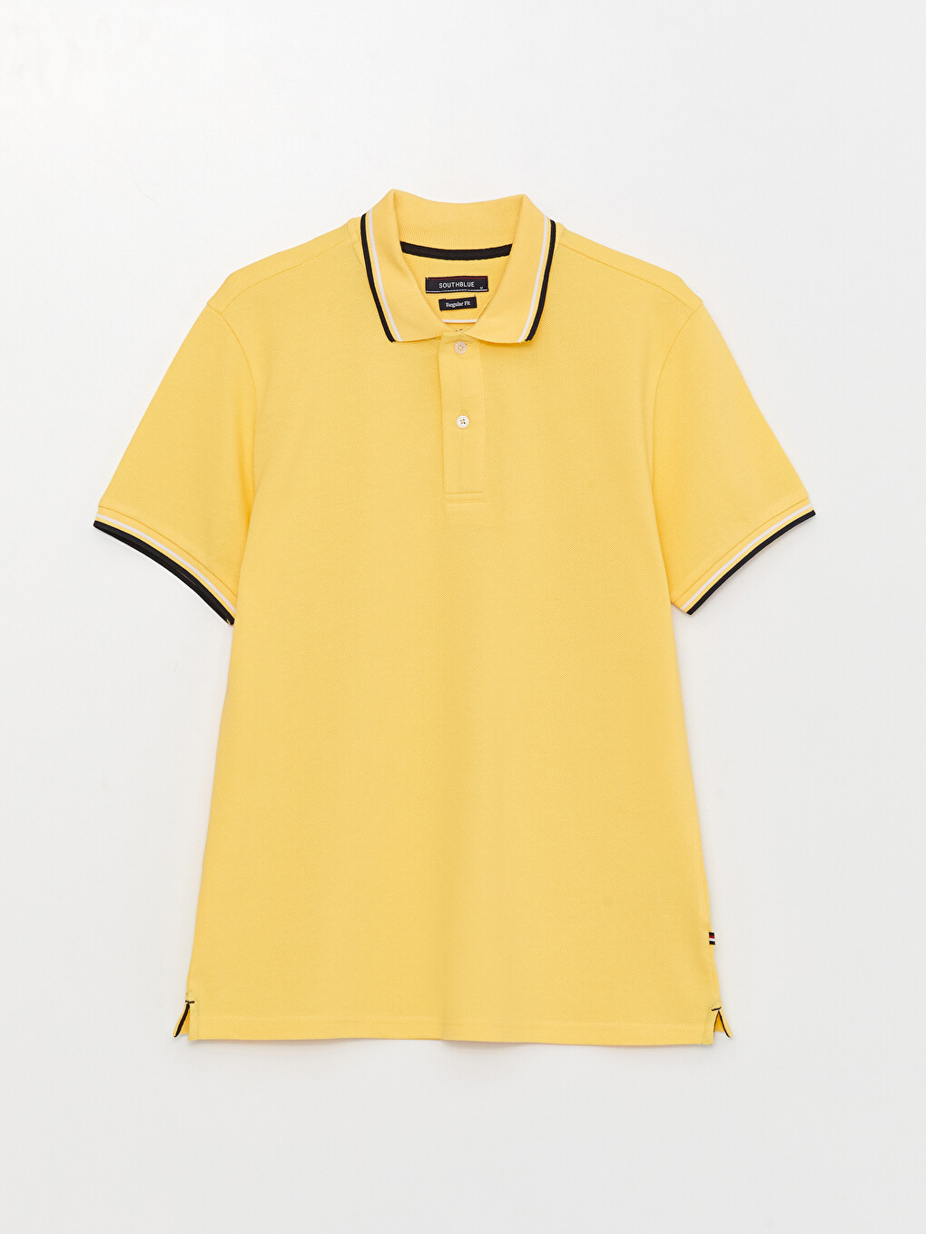 T-shirt En Piqué À Manches Courtes Et Col Polo Pour Homme-5