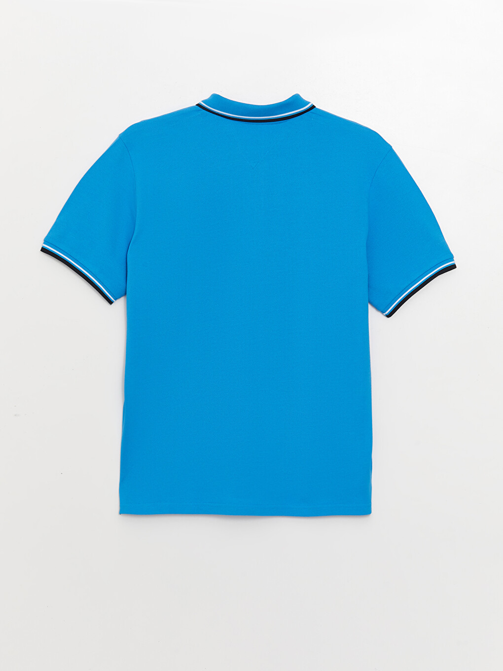 Polo Neck Short Sleeve Pique Men's T-shirt-6