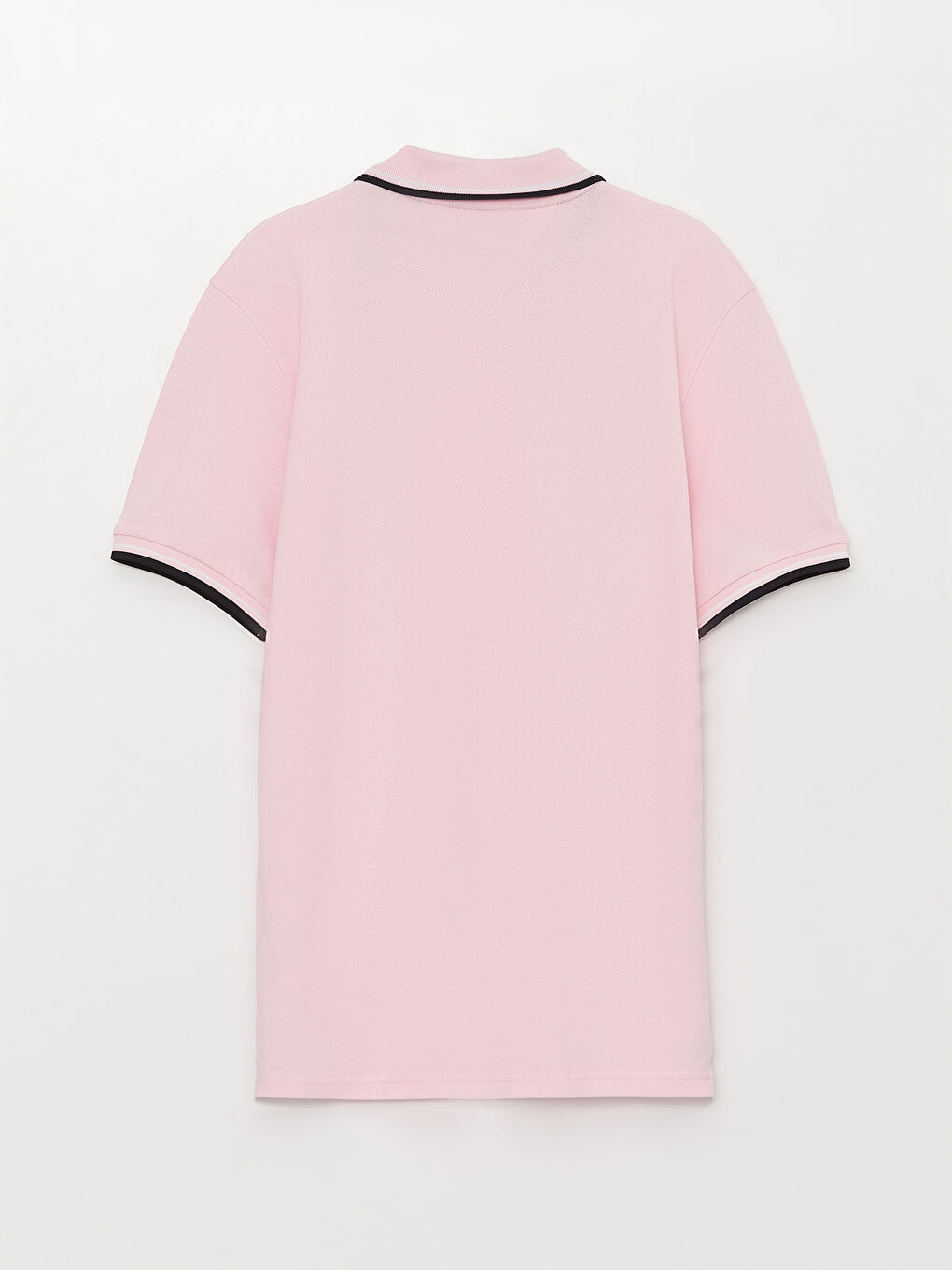 Мужская футболка-поло из пике с короткими рукавами-6