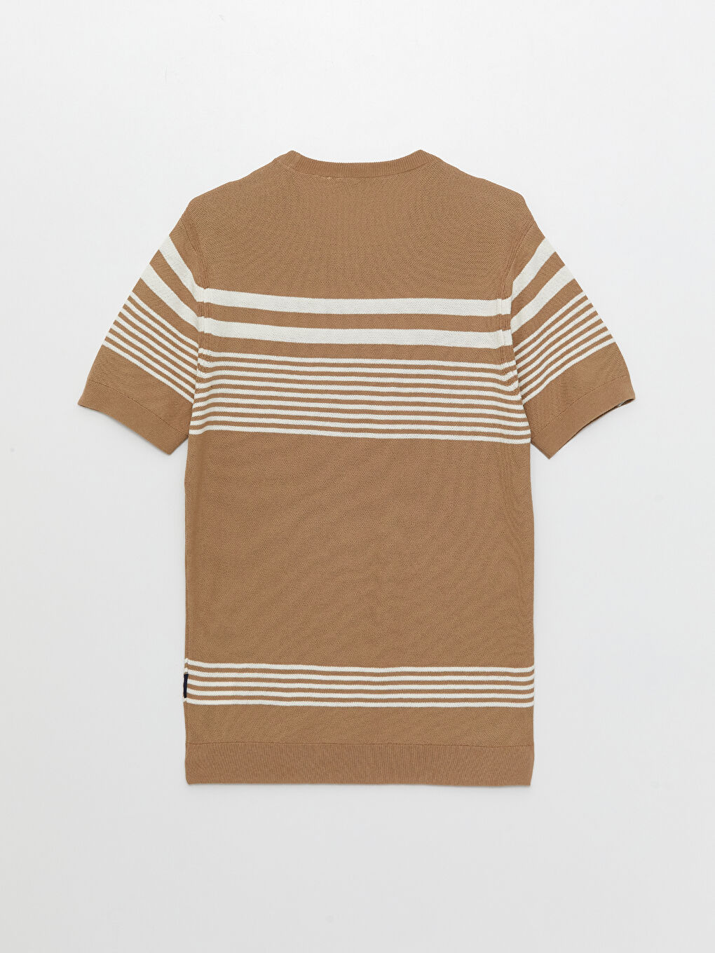 SOUTHBLUE Crew Neck Short Sleeve Striped Men's Knitwear Sweater -S32380Z8-LE8