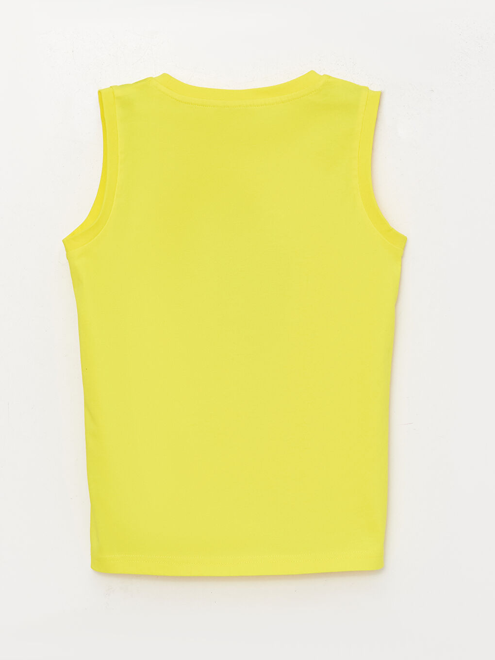 Sarı Bisiklet Yaka Baskılı Erkek Çocuk Atlet-1